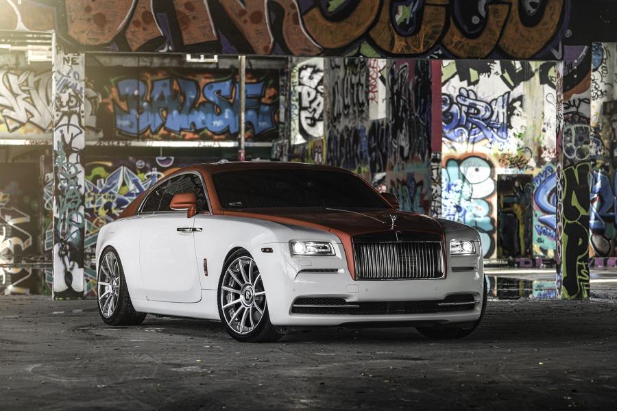 Rolls-Royce Wraith Candy Apple Red by MC Customs on Forgiato Wheels (Undice-ECL) '2017